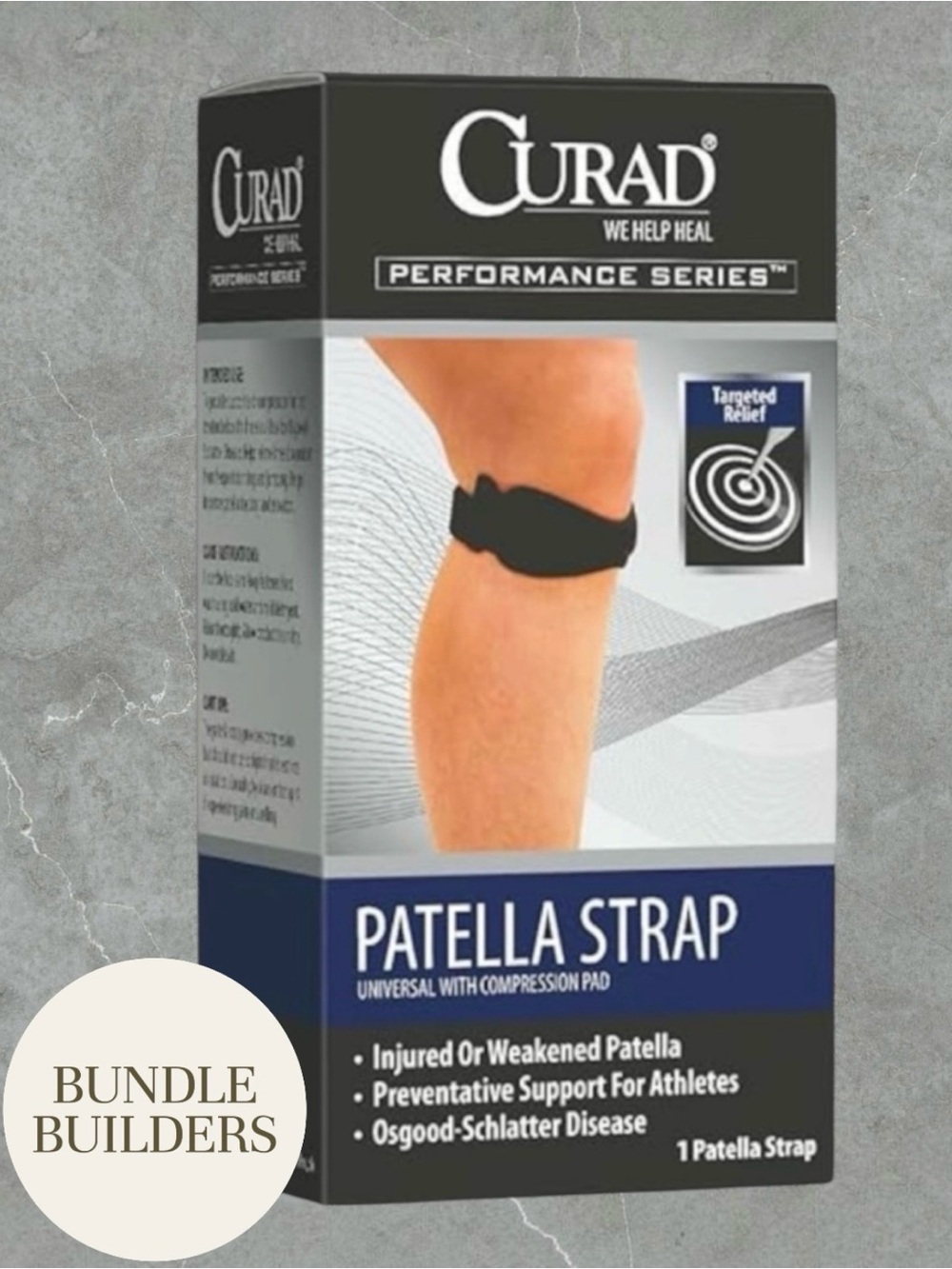 $6 Add-on | Black Patella Strap